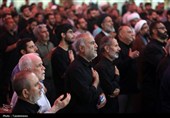 عزاداری زائران حرم بانوی کرامت در سوگ شهادت امام جواد(ع)