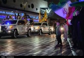 رژه اقتدار تکاوران فاتحین لشکر 31 عاشورا در میدان ساعت تبریز+تصاویر
