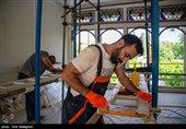 احیا و مرمت عمارت باغ گیاه شناسی ارم شیراز