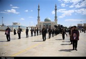 دسته عزای خادمان حرم حضرت معصومه(س) در سوگ امام جواد(ع)