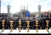 دسته عزای خادمان حرم حضرت معصومه(س) در سوگ امام جواد(ع)