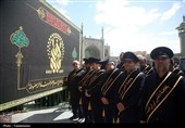 دسته عزای خادمان حرم حضرت معصومه(س) در سوگ امام جواد(ع)