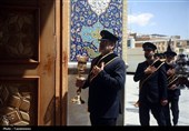 دسته عزای خادمان حرم حضرت معصومه(س) در سوگ امام جواد(ع)