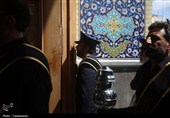 دسته عزای خادمان حرم حضرت معصومه(س) در سوگ امام جواد(ع)