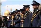 دسته عزای خادمان حرم حضرت معصومه(س) در سوگ امام جواد(ع)