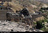 رد جنایت دشمن بر پیکره پل B1 (شهید رئیسی)