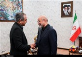 دیدار وزیر کشور پاکستان با محمدباقر قالیباف