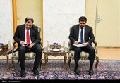 دیدار وزیر کشور پاکستان با محمدباقر قالیباف