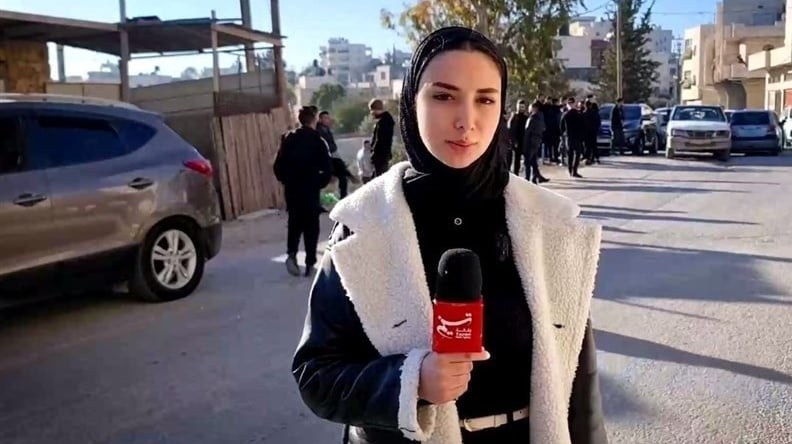 فرح ابوعیاش , رژیم صهیونیستی (اسرائیل) , فلسطین , کرانه باختری , خبرنگار , 