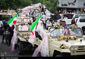 مراسم ازدواج زوج‌های جان‌فدا