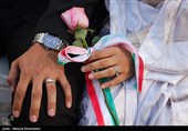 مراسم ازدواج زوج‌های جان‌فدا