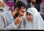 مراسم ازدواج زوج‌های جان‌فدا