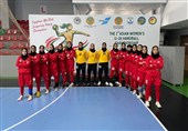 دست دختران هندبالیست ایران به مدال در آسیا نرسید