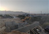 تخریب 12 مورد ساخت‌وساز غیرمجاز در دشتستان