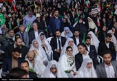 جشن پیوند 63 زوج دانشجو در اجتماع شبانه بوشهری‌ها+تصاویر