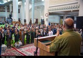 مراسم بزرگداشت سرلشکر پاسدار شهید محمد صالح اسدی در حرم مطهر حضرت شاهچراغ (ع)