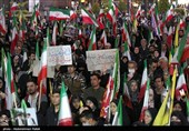 مراسم دومین سالگرد شهدای خدمت در همدان