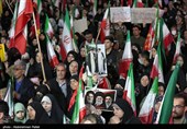 مراسم دومین سالگرد شهدای خدمت در همدان