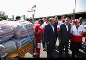 آیین الحاق ناوگان موتوری و خودرویی امداد و نجات به هلال‌احمر