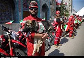 آیین الحاق ناوگان موتوری و خودرویی امداد و نجات به هلال‌احمر