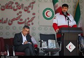 آیین الحاق ناوگان موتوری و خودرویی امداد و نجات به هلال‌احمر