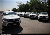 آیین الحاق ناوگان موتوری و خودرویی امداد و نجات به هلال‌احمر