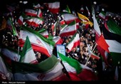 گوشه‌ای از شکوه حضور مردم ولایی و شهیدپرور اردبیل در میدان بیعت