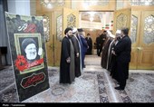 بزرگداشت شهید رئیسی در حرم بانوی کرامت