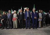 برگزاری مراسم گرامیداشت شهدای خدمت و دومین سالگرد شهادت آیت الله رئیسی و همراهان در حسینیه امیرچقماق