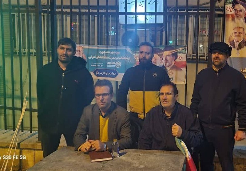 برپایی میز خدمت در شهرستان پردیس 