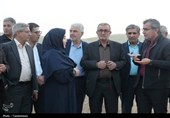 روایت تصویری از سفر استاندار به چرام و کهگیلویه