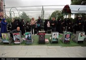 مراسم غبارروبی مزار شهدا - همدان
