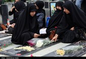 مراسم غبارروبی مزار شهدا - همدان