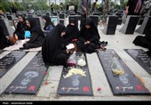 مراسم غبارروبی مزار شهدا - همدان