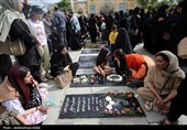 مراسم غبارروبی مزار شهدا - همدان