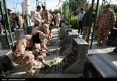 مراسم غبارروبی مزار شهدا - همدان