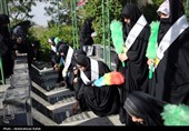 مراسم غبارروبی مزار شهدا - همدان