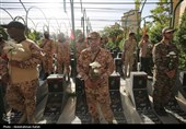 مراسم غبارروبی مزار شهدا - همدان