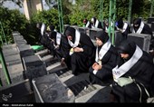مراسم غبارروبی مزار شهدا - همدان