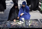 مراسم غبارروبی مزار شهدا - همدان