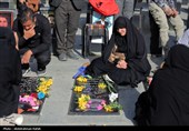 مراسم غبارروبی مزار شهدا - همدان