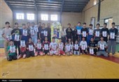 مسابقات کشتی آزاد چند جانبه در سه رده سنی در کهگیلویه
