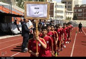 جشن بزرگ فوتبال پایه زیر 12 سال استان اردبیل با شعار «اتحاد» و گرامیداشت شهدای میناب برگزار شد
