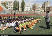 جشن بزرگ فوتبال پایه زیر 12 سال استان اردبیل با شعار «اتحاد» و گرامیداشت شهدای میناب برگزار شد