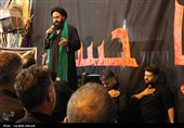 تشییع پیکر تعزیه‌خوان امام حسین(ع) در روستای تیکدر