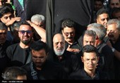 تشییع پیکر تعزیه‌خوان امام حسین(ع) در روستای تیکدر
