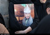 تشییع پیکر تعزیه‌خوان امام حسین(ع) در روستای تیکدر