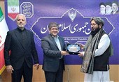 توسعه ریلی محور دیدار دیپلمات طالبان با مدیرعامل راه‌آهن ایران