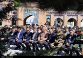 عطرافشانی مزار شهدای اردبیل در سالروز فتح خرمشهر؛ تجدید میثاق با رزمندگان اسلام