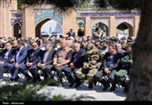 عطرافشانی مزار شهدای اردبیل در سالروز فتح خرمشهر؛ تجدید میثاق با رزمندگان اسلام